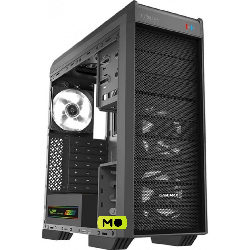 GAMEMAX LUXURY G501X (UA) Наявність блоку живлення без блоку живлення