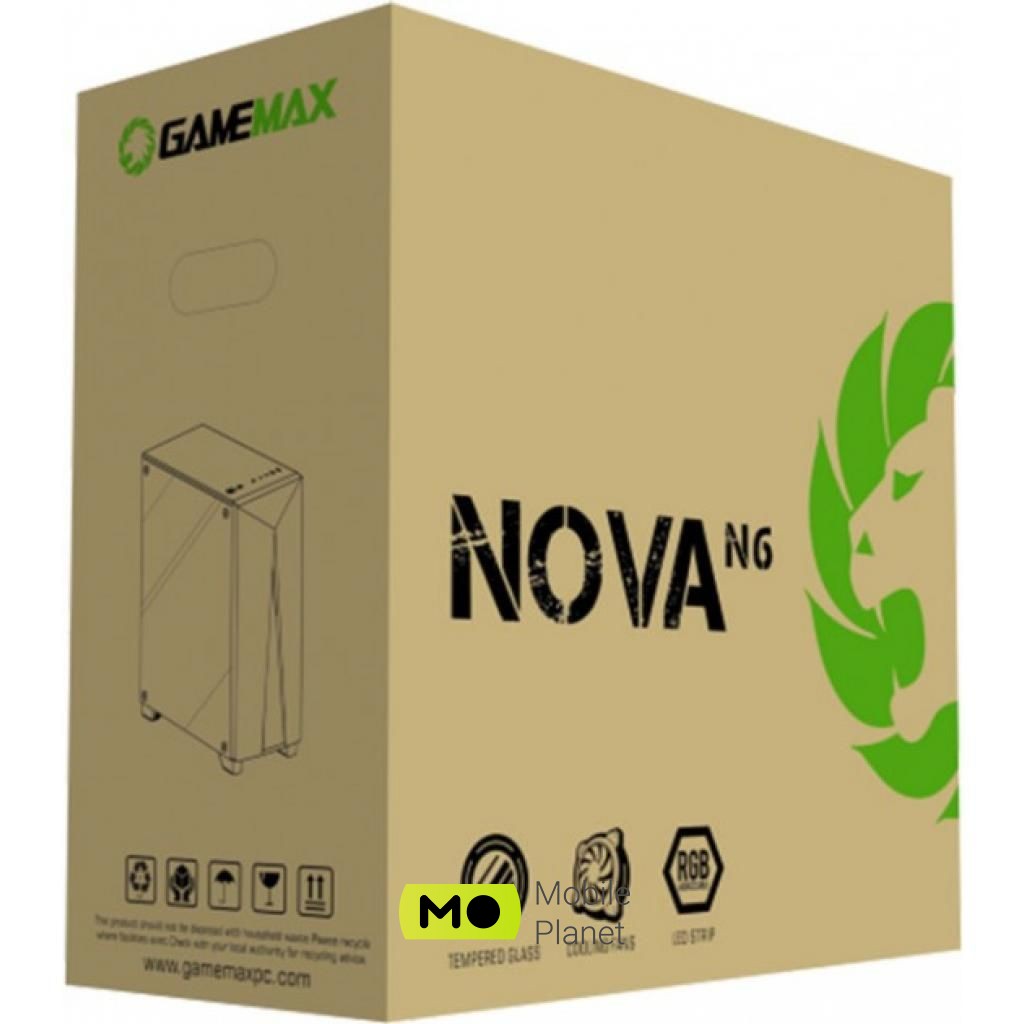GAMEMAX Nova N6 (UA) Клас корпусу: Геймерські;