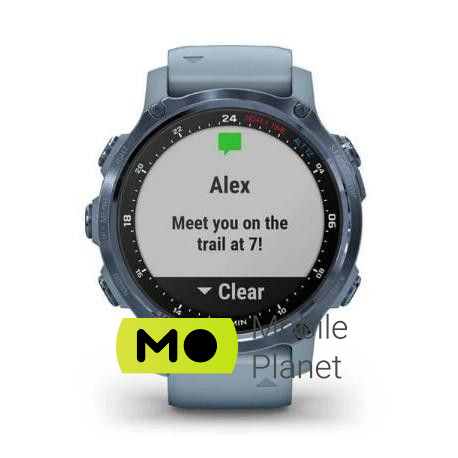Garmin Descent Mk2S Mineral Blue with Sea Foam Silicone Band (010-02403-07) Android есть