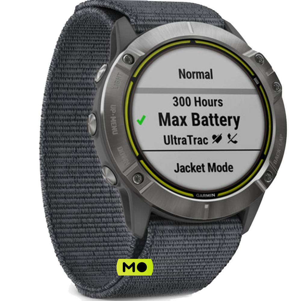 Garmin Enduro Steel with Gray UltraFit Nylon Strap (010-02408-00) iOS: є; Android: є; Типи фізичної