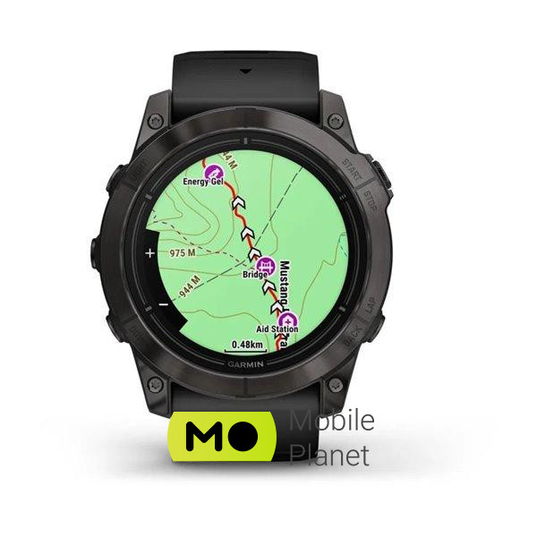 Garmin Epix Pro Gen 2 Sapphire 51мм Carbon G. DLC Tit. with Black Band (010-02804-00/01) Бренд: Garmin; Лінійка: Epix Pro (Gen 2); iOS: