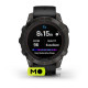 Garmin Fenix 7 Pro Sapphire Solar Carbon G. DLC Tit. with Black Band (010-02777-10/11)