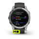 Garmin Fenix 7 Silver with Graphite Band (010-02540-00/01)