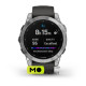 Garmin Fenix 7 Silver with Graphite Band (010-02540-00/01)