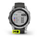 Garmin Fenix 7 Silver with Graphite Band (010-02540-00/01)