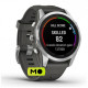 Garmin Fenix 7S Pro Solar Silver w. Graphite Band (010-02776-00/01)