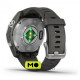 Garmin Fenix 7S Pro Solar Silver w. Graphite Band (010-02776-00/01)