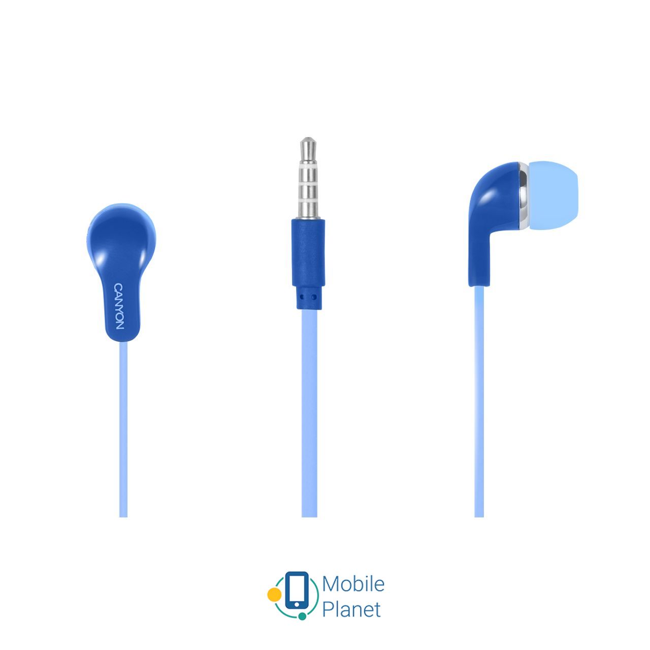 Гарнітура Canyon CNS-CEPM02BL Blue (UA) Колір синій; Тип: вкладиші;