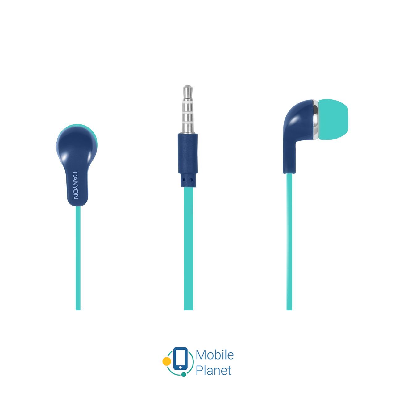 Гарнітура Canyon CNS-CEPM02GBL Blue / Green (UA) Частотний діапазон: 20 - 20 000 Гц;