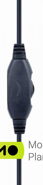 Gembird GHS-05-B Black (UA) Тип накладные