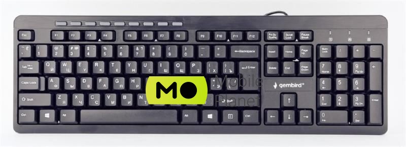 Gembird KB-UM-106-UA Black USB UKR Інтерфейс підключення: USB; Тип