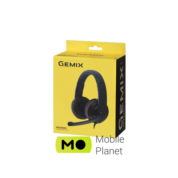 Gemix HP-220MV Black (HP-220MV) (UA) Тип пристрою: гарнітура; Тип:
