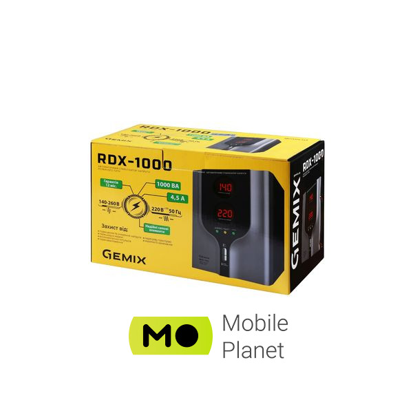 Gemix RDX-1000 (UA) Способ установки: напольный;