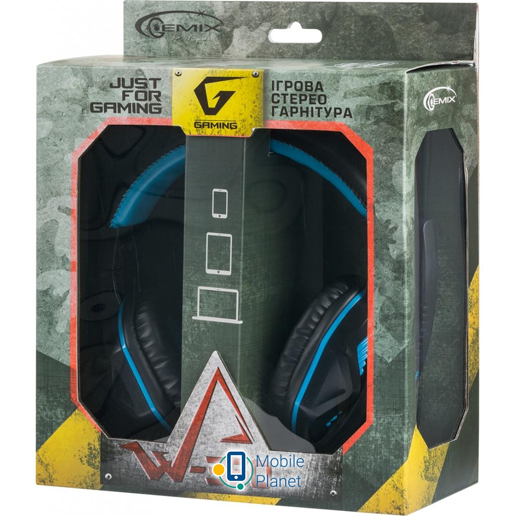 GEMIX W-360 black-blue (UA) Тип: геймерські (ігрові); Тип