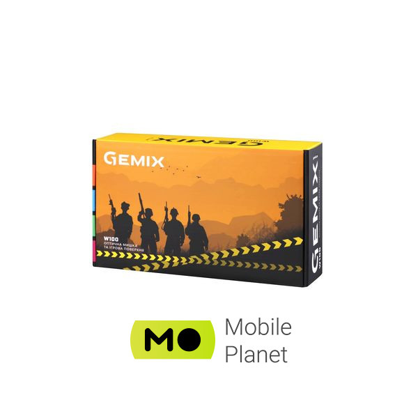 Gemix W100 USB Black/Gray + ігрова поверхня (W100Combo) (UA) Тип: Класичні; Підключення: