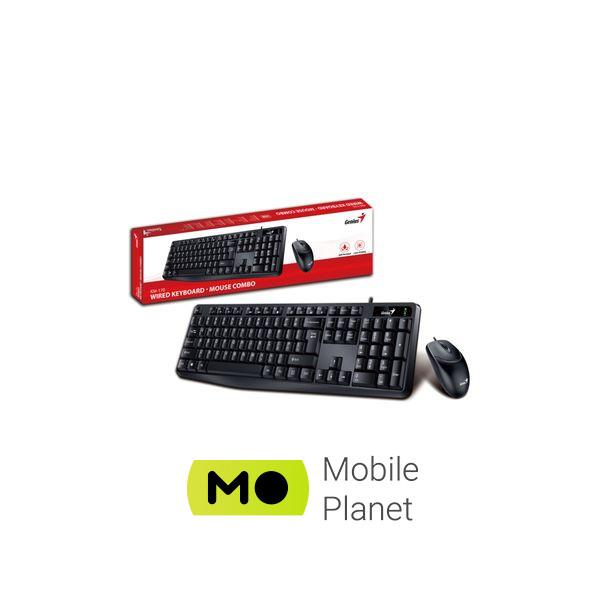 Genius KM-170 Black Ukr (31330006409) (UA) Тип: проводной; Конструкция: