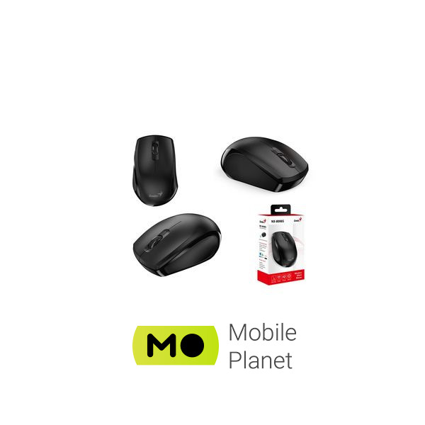 Genius NX-8006 Silent Wireless Black (31030024400) (UA) Тип: Класичні; Підключення:
