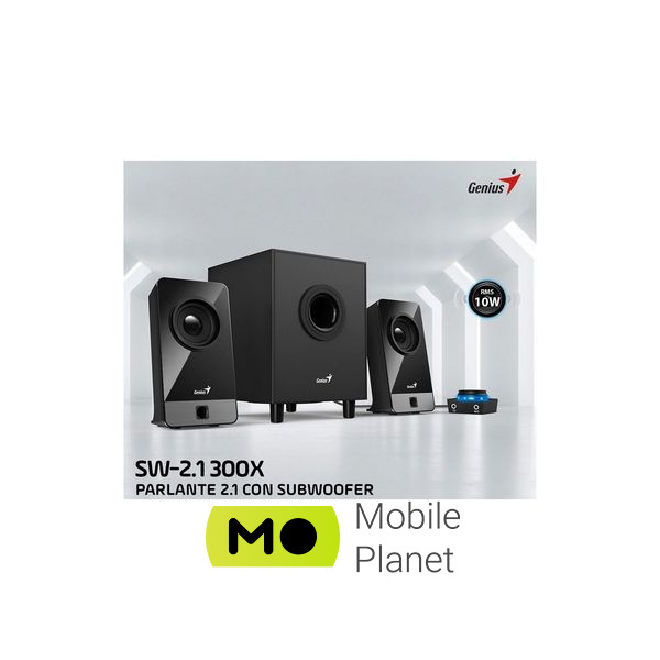 Genius SW-2.1 300X Black (31730041400) (UA) Тип: акустические колонки;