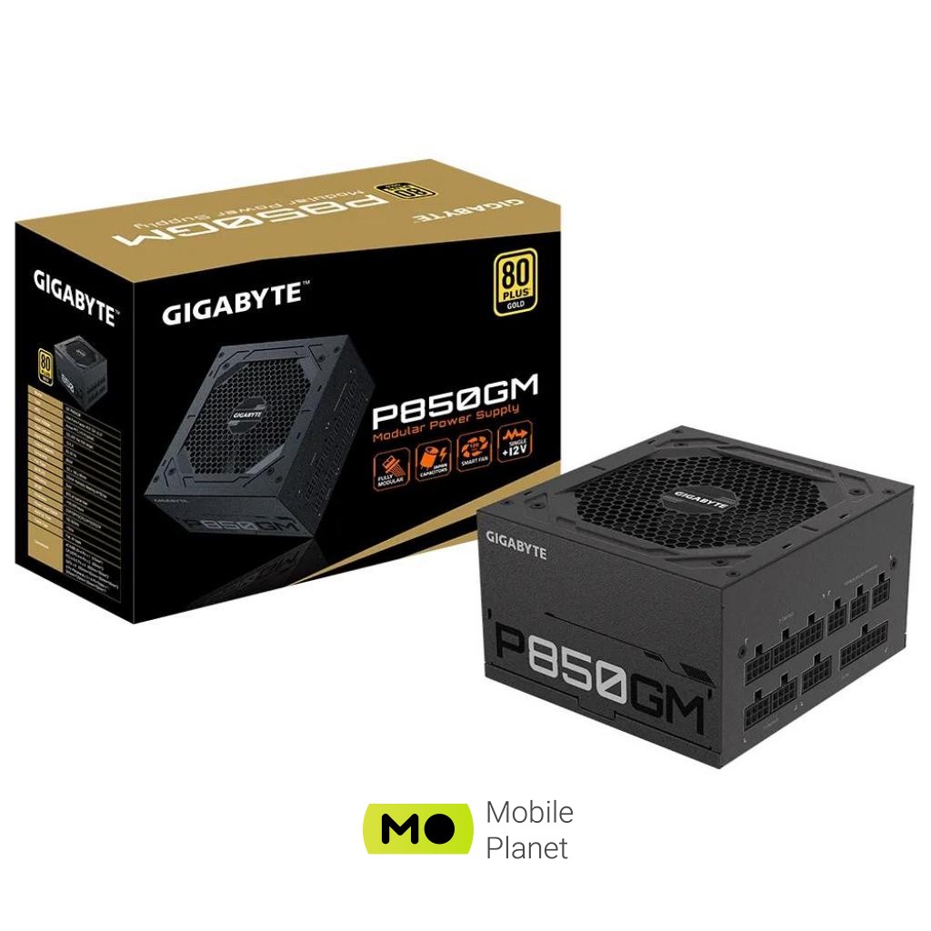 GIGABYTE 850W (GP-P850GM) (UA) Тип БП: для комп'ютерів; Стандарт
