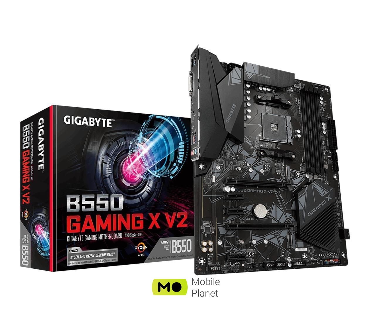 Gigabyte B550 GAMING X V2 EU Підтримувані процесори: AMD Ryzen ™;