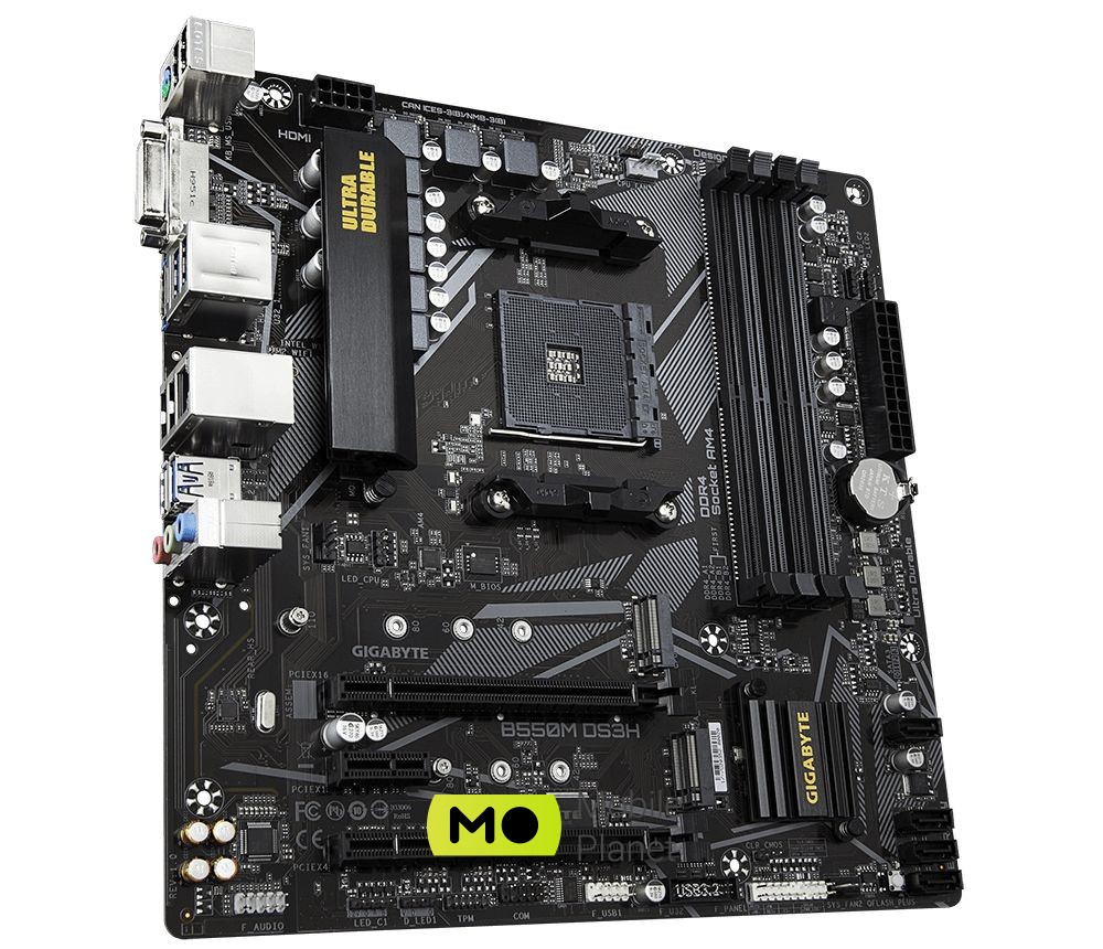 Gigabyte B550M DS3H EU Тип разъема  Socket АМ4