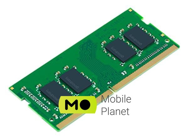 GOODRAM 16GB (1x16GB) 2666MHz CL19 (GR2666S464L19 / 16G) EU Тип пам'яті  DDR4 SODIMM