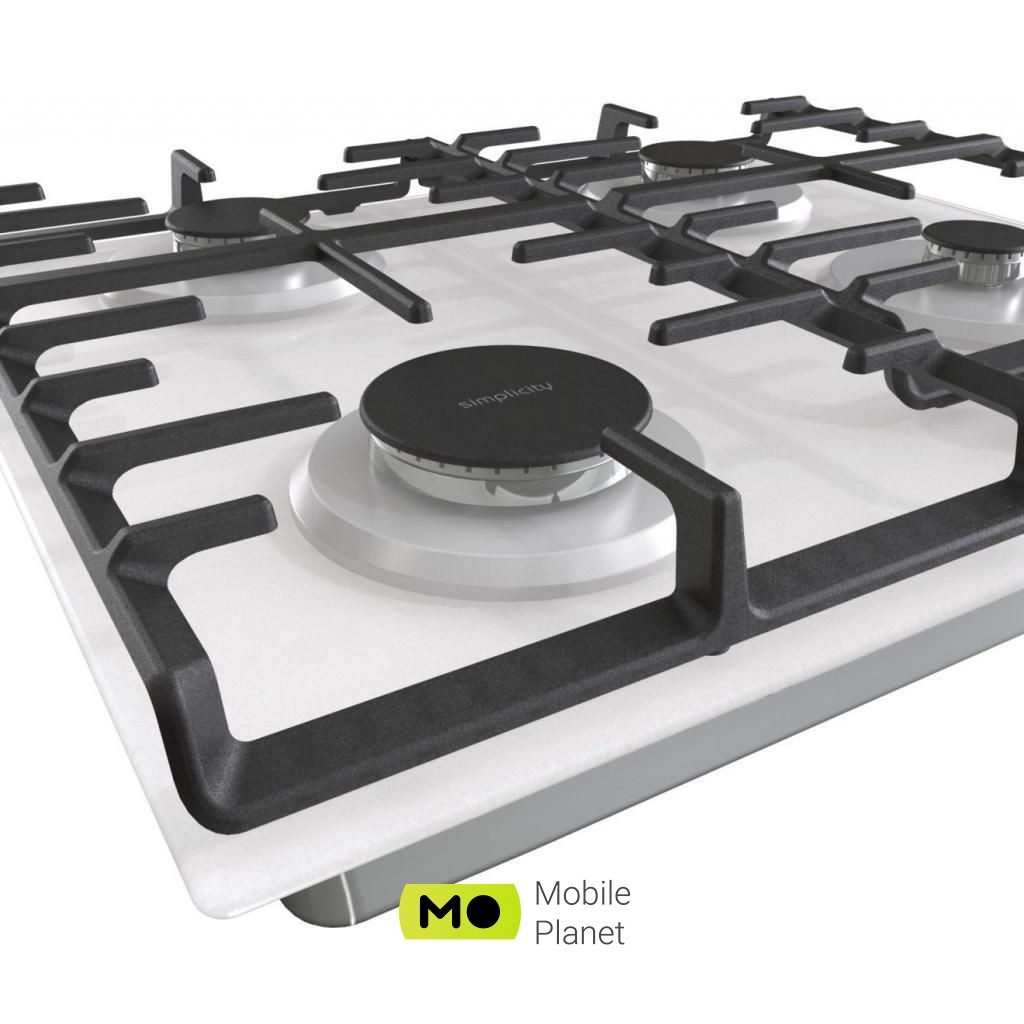 Gorenje GT 642 SYW Тип поверхні: газова; Матеріал