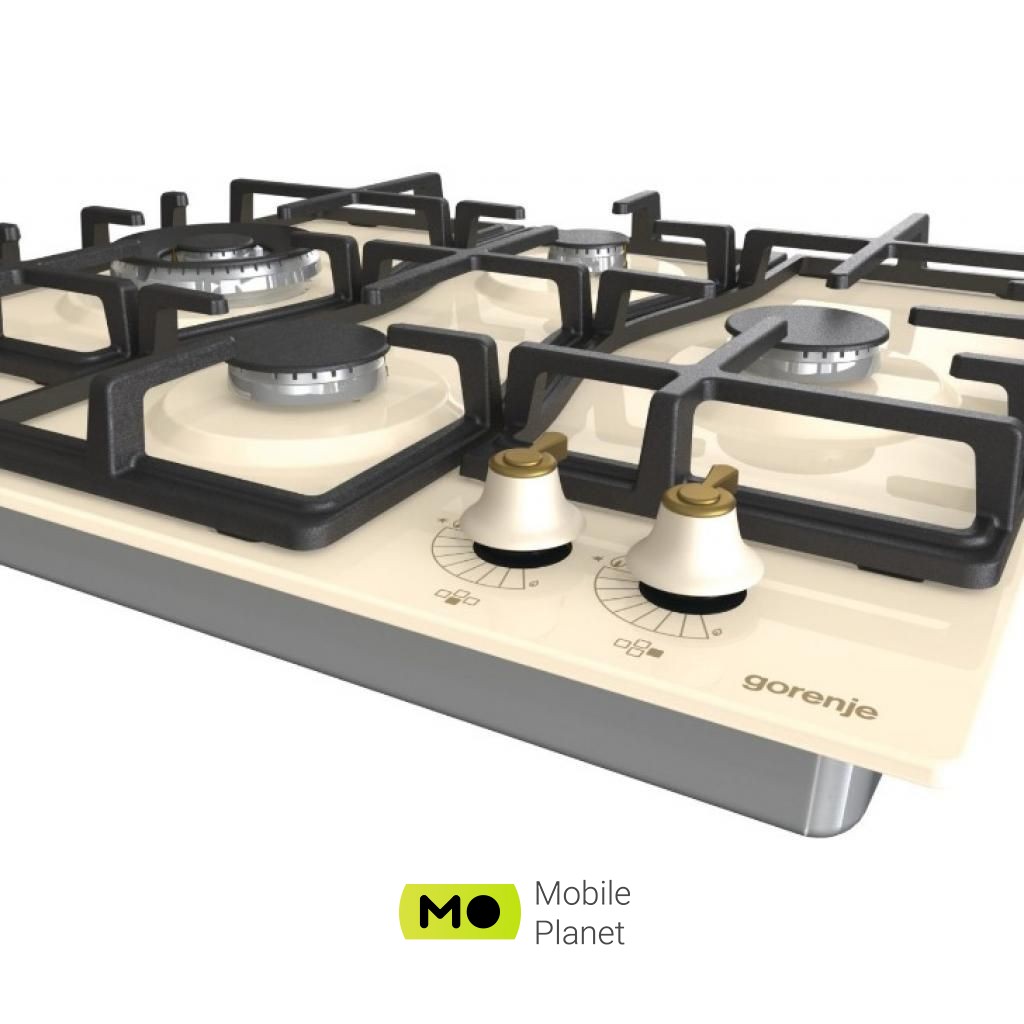 Gorenje GW 6D42 CLI Тип поверхні: газова; Матеріал