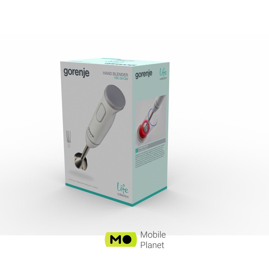 Gorenje HBC561QW Ємність склянки: 0.5 л; Кількість