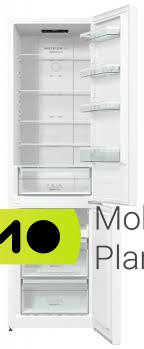 Gorenje NRK 6201 PW 4 Матеріал дверцят: Металева