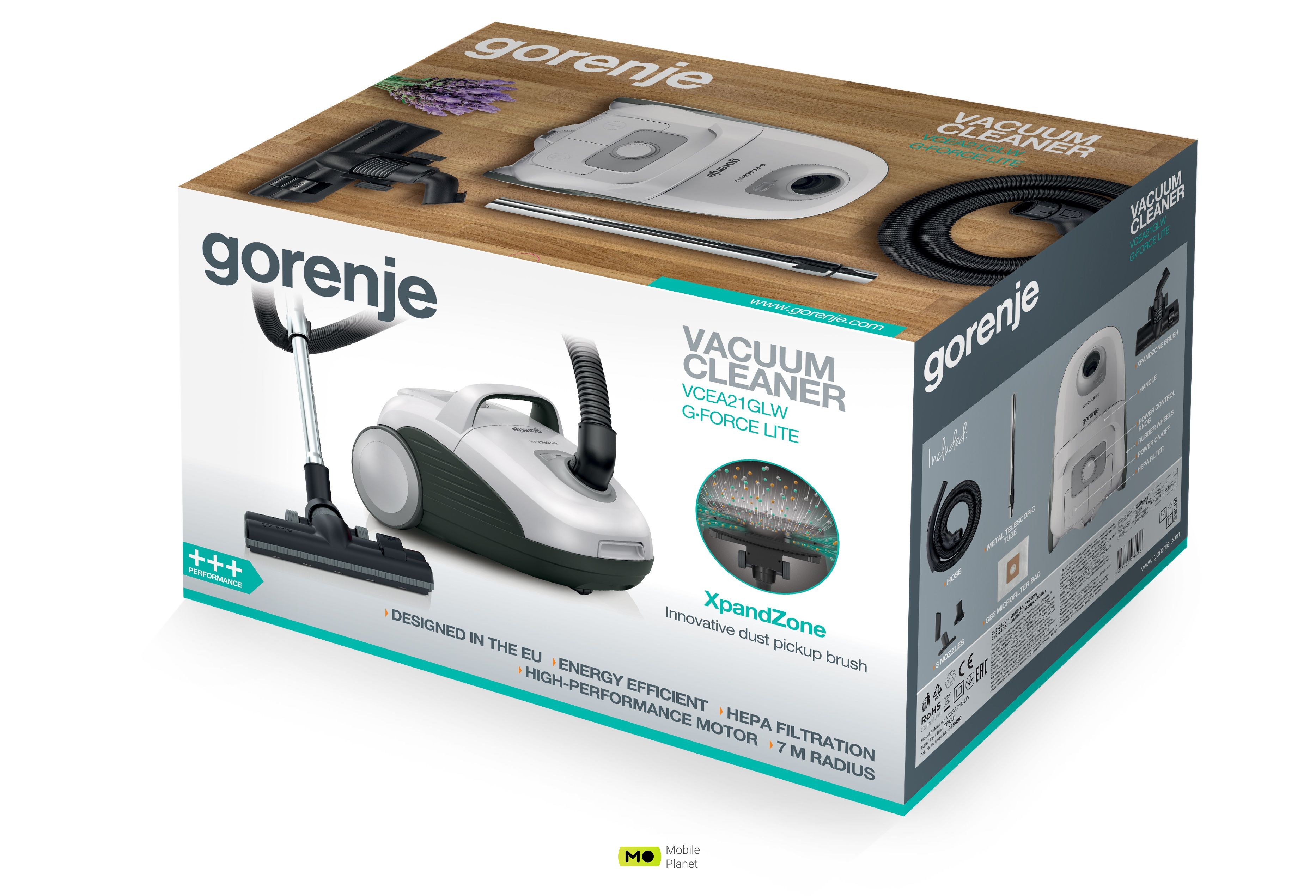 Gorenje VCEA21GLW Тип: Мєшкової; Тип збирання: