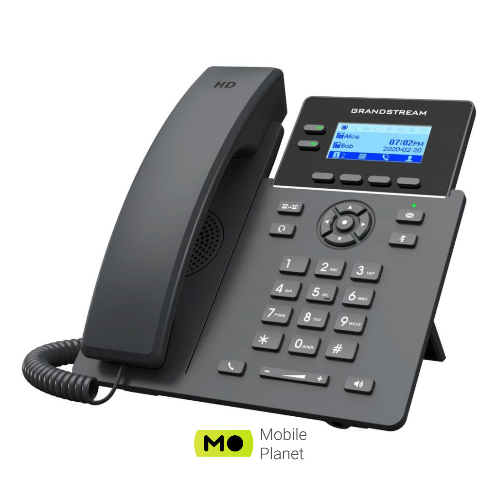 Grandstream GRP2602P (UA) Кількість ліній 2