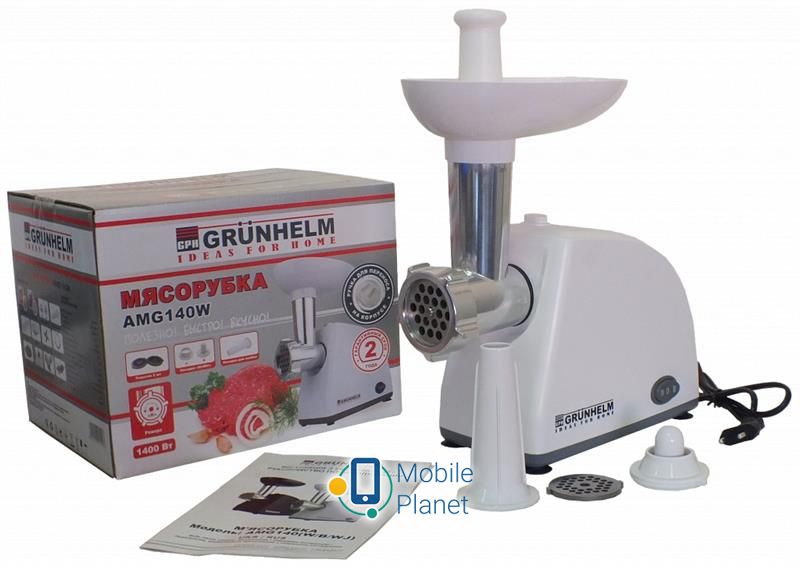 Grunhelm AMG140W Потужність (при заклинювання) 1400