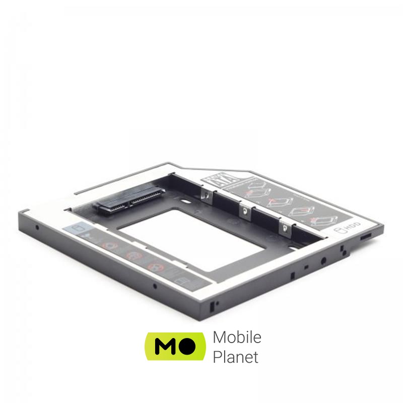 HDD 2,5 CD-ROM Gembird MF-95-01 (9.5 мм) Тип: внутрішній; Призначення: