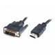 HDMI to DVI 1.8m REAL-EL (EL123500013) (UA)