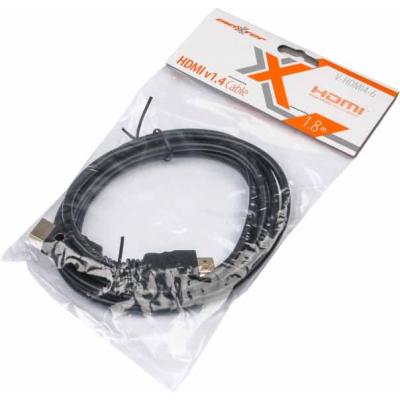 HDMI to HDMI 1.8m Maxxter (V-HDMI4-6) Тип: кабель; Тип Вхід: HDMI (Type A);