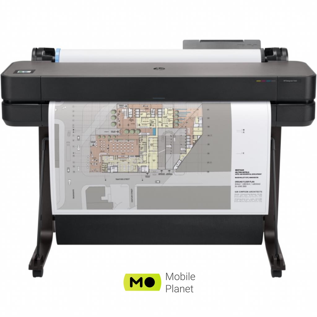 HP DesignJet T630, 36 c WiFi (5HB11A) (UA) Технологія друку: струменевий;