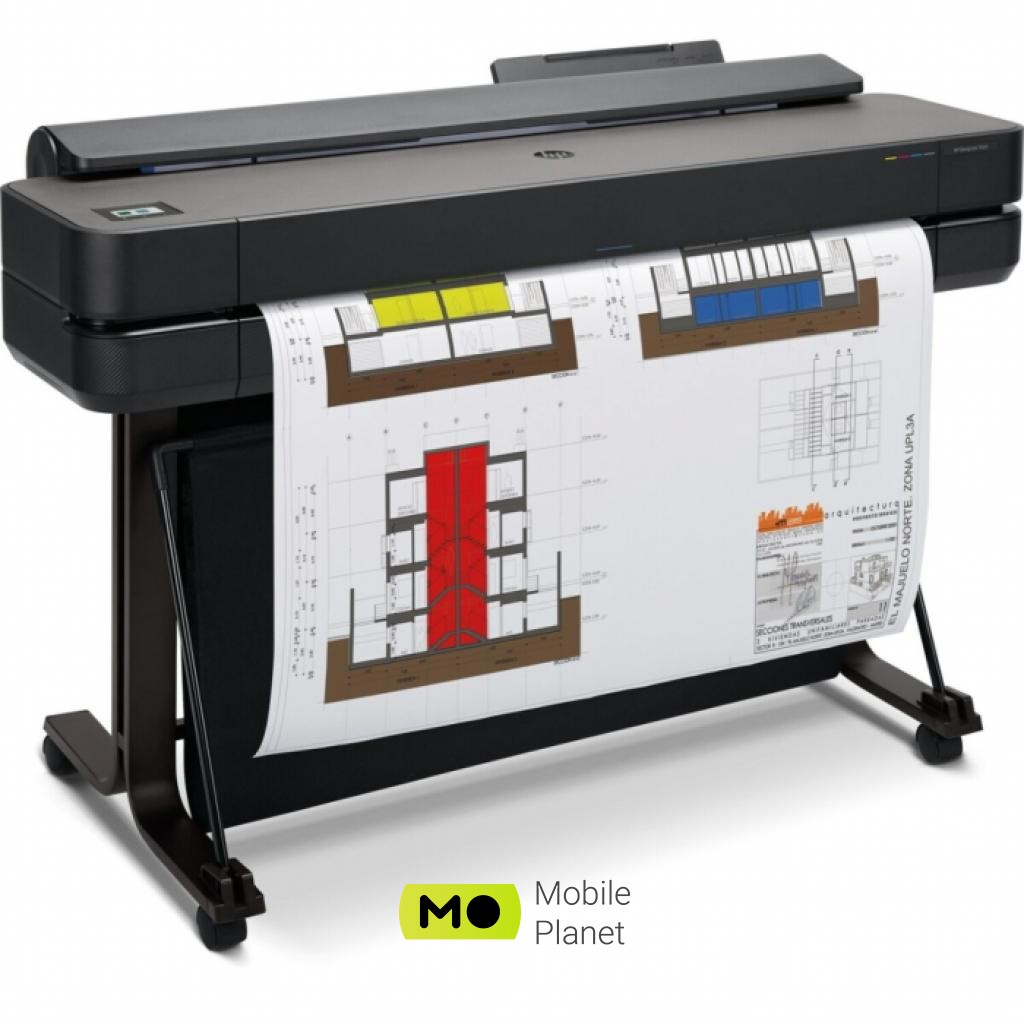 HP DesignJet T650, 36 c WiFi (5HB10A) (UA) Технологія друку: струменевий;