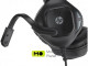 HP DHE-8002 Gaming, Red LED, Black (UA)
