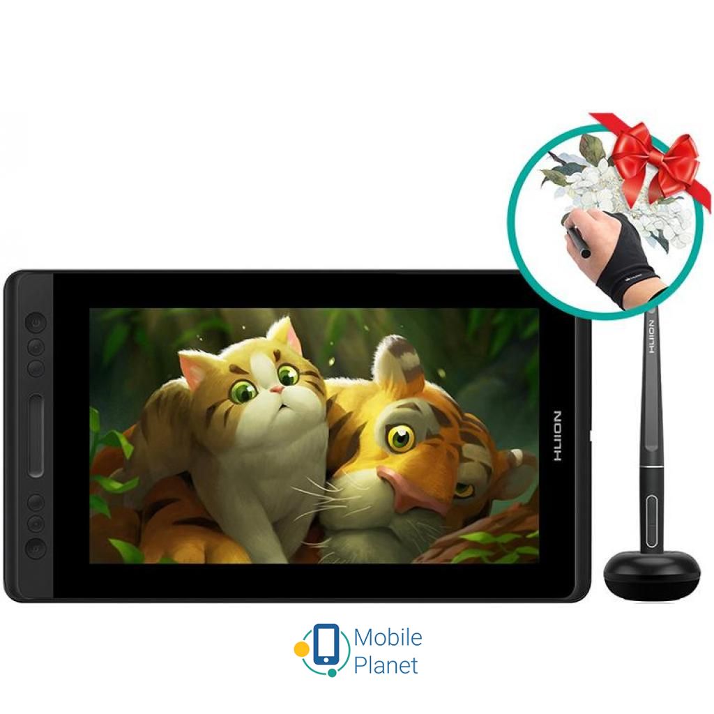 Huion Kamvas Pro 13 (PRO13) (UA) Роздільна здатність: 5080 lpi; Перо: