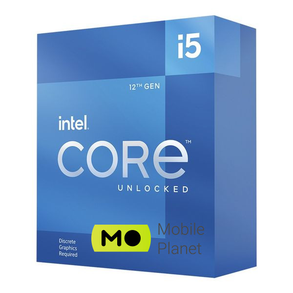 INTEL Core™ i5 12400F (BX8071512400F) Сімейство процесора: Intel Core i5;