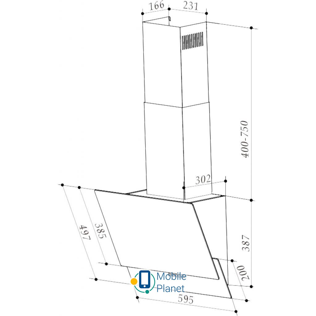 INTERLINE ALTEA BK A 60 PB/GL/A  Фільтри: алюмінієвий; Тип: