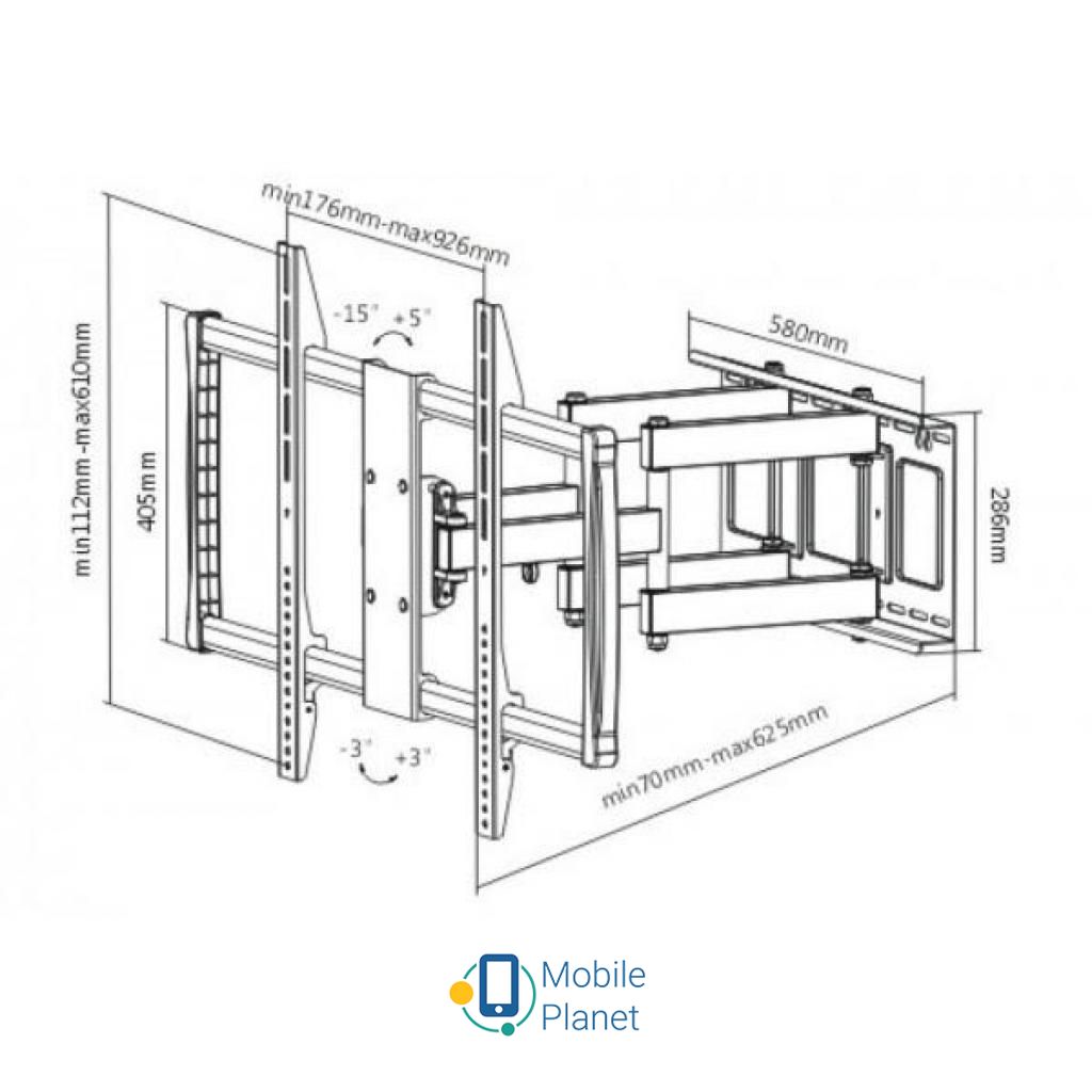 ITech PTRB-95R (UA) Тип: поворотно-наклонный;