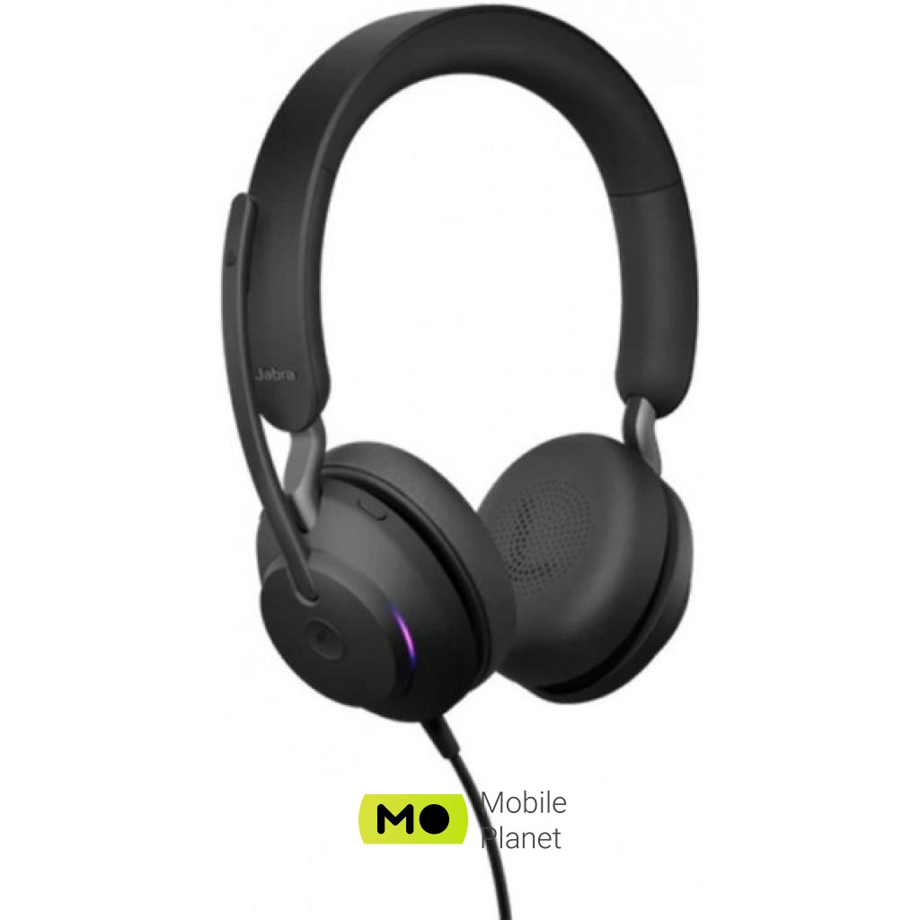 Jabra Evolve 2 65 Link380c MS Stereo Black (26599-999-999) (UA) Тип пристрою: гарнітура; Тип: