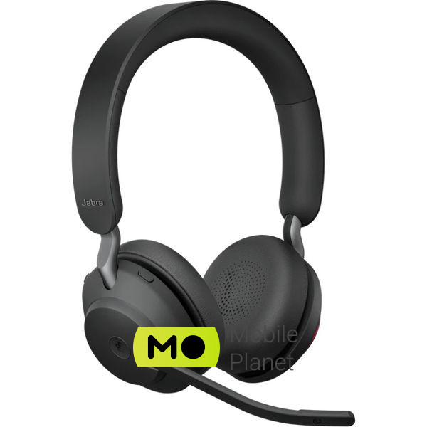 JABRA Evolve2 65 MS Stereo USB-A Black with Charging Stand (26599-999-989) (UA) Модель: Evolve2 65 MS Stereo USB-A Black with