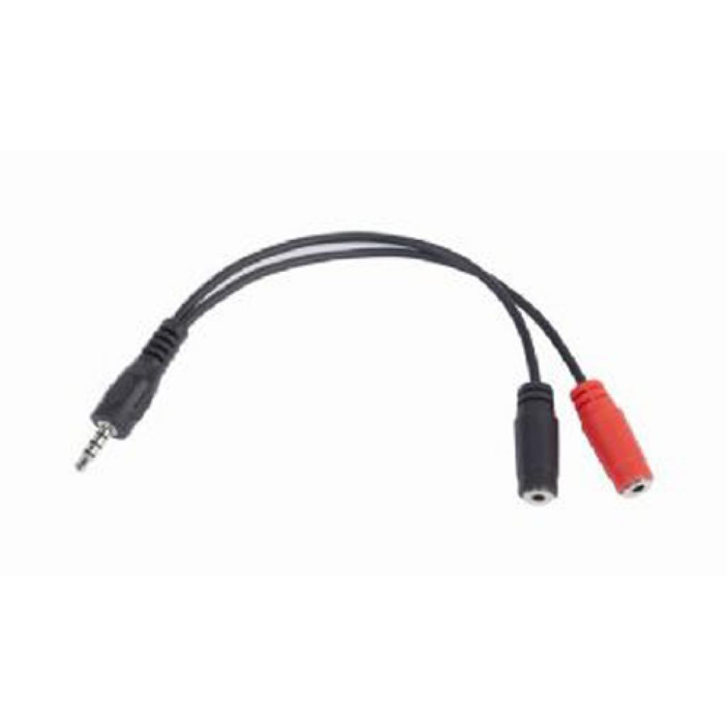 Jack 3.5mm папа / 2х3.5mm мама Cablexpert (CCA-417) Тип: розгалужувач; Тип Вхід: Jack 3.5
