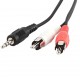 Jack 3.5mm папа / 2хRCA Cablexpert (CCA-458 / 0,2)