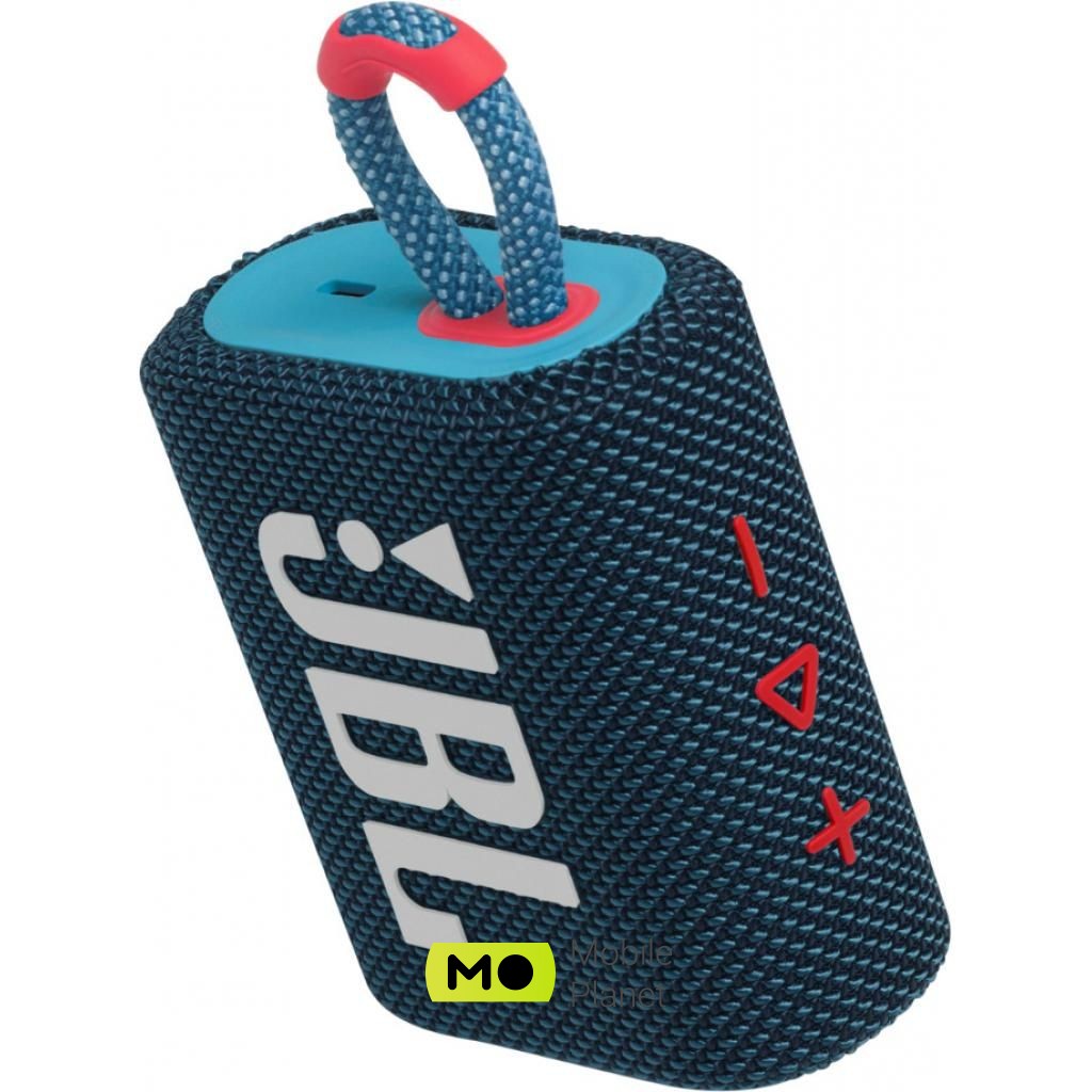 JBL Go 3 Blue Coral (JBLGO3BLUP) Тип: портативні колонки;
