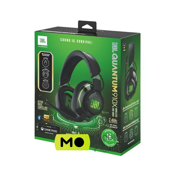 JBL Quantum 910X Wireless for Xbox Black (JBLQ910XWLBLKGRN) Тип пристрою: гарнітура; Тип: