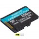 Kingston 256GB microSDXC class 10 A2 U3 V30 Canvas Go Plus (SDCG3 / 256GBSP)